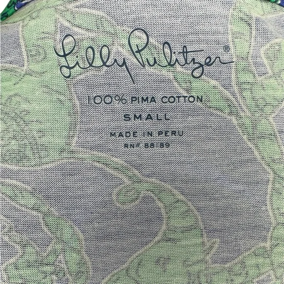Lilly Pulitzer Stefani Tunic Dress - Blue & Green‎ Print - Size S NWOT - Picture 4 of 5